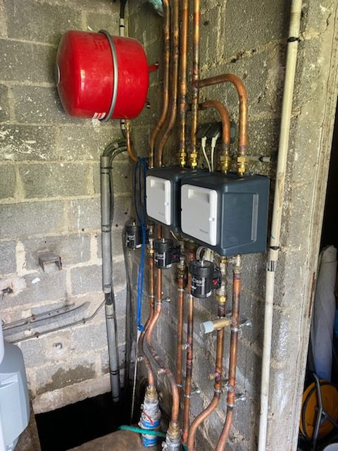 Verrons - installation chauffage : AVANT