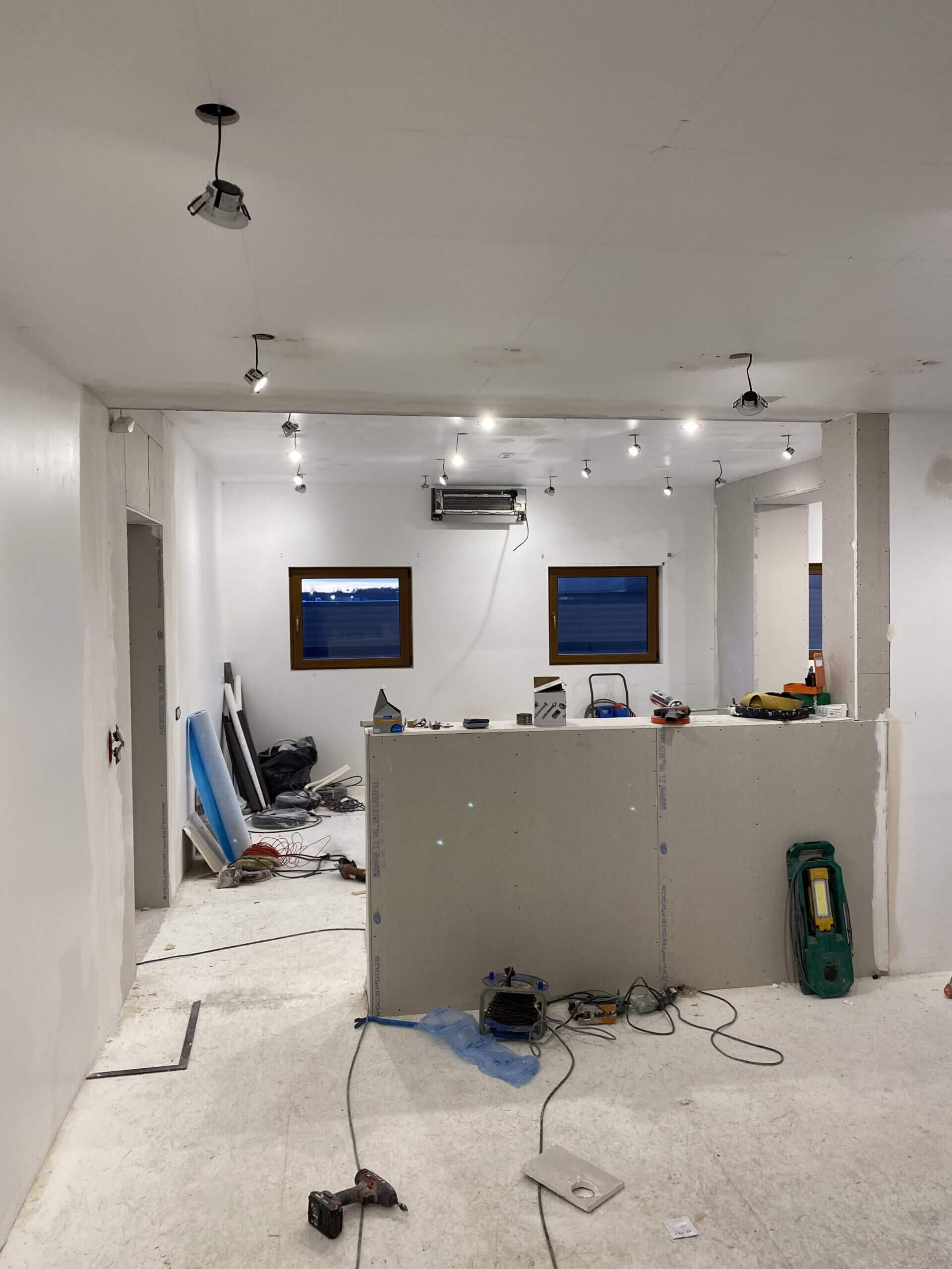 Verrons - installation climatisation : AVANT